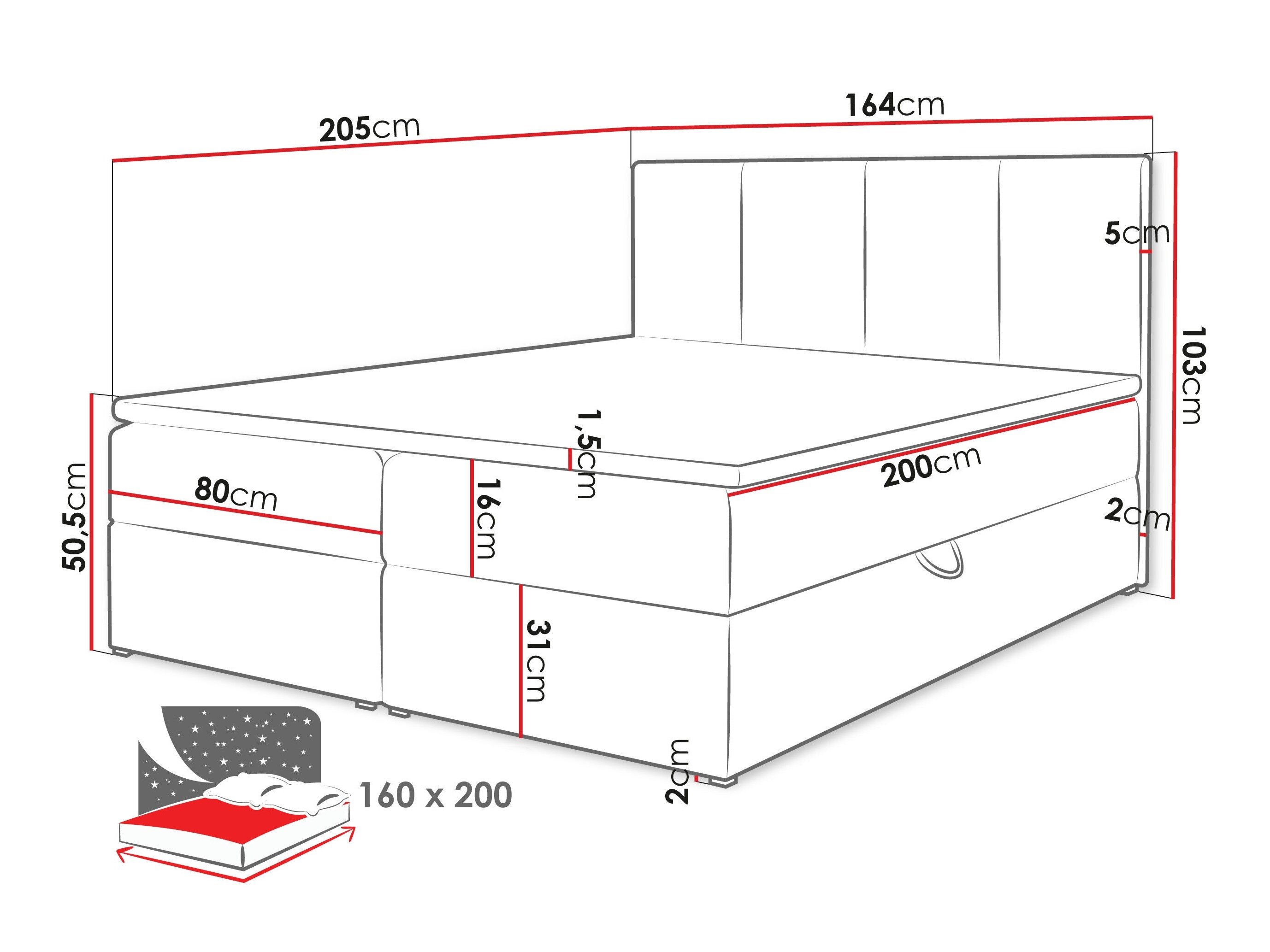 Boxspring Oppidum (Lambi 08)