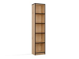 Boekenkast Mandeville 183 (Artisan eiken + Zwart)