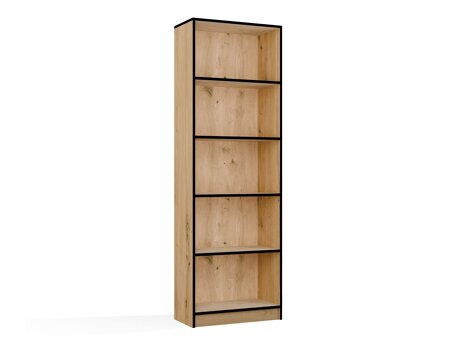 Boekenkast Mandeville 191 (Artisan eiken + Zwart)