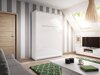 Muurbed Concept Pro Lenart III (Wit + Glanzend wit)