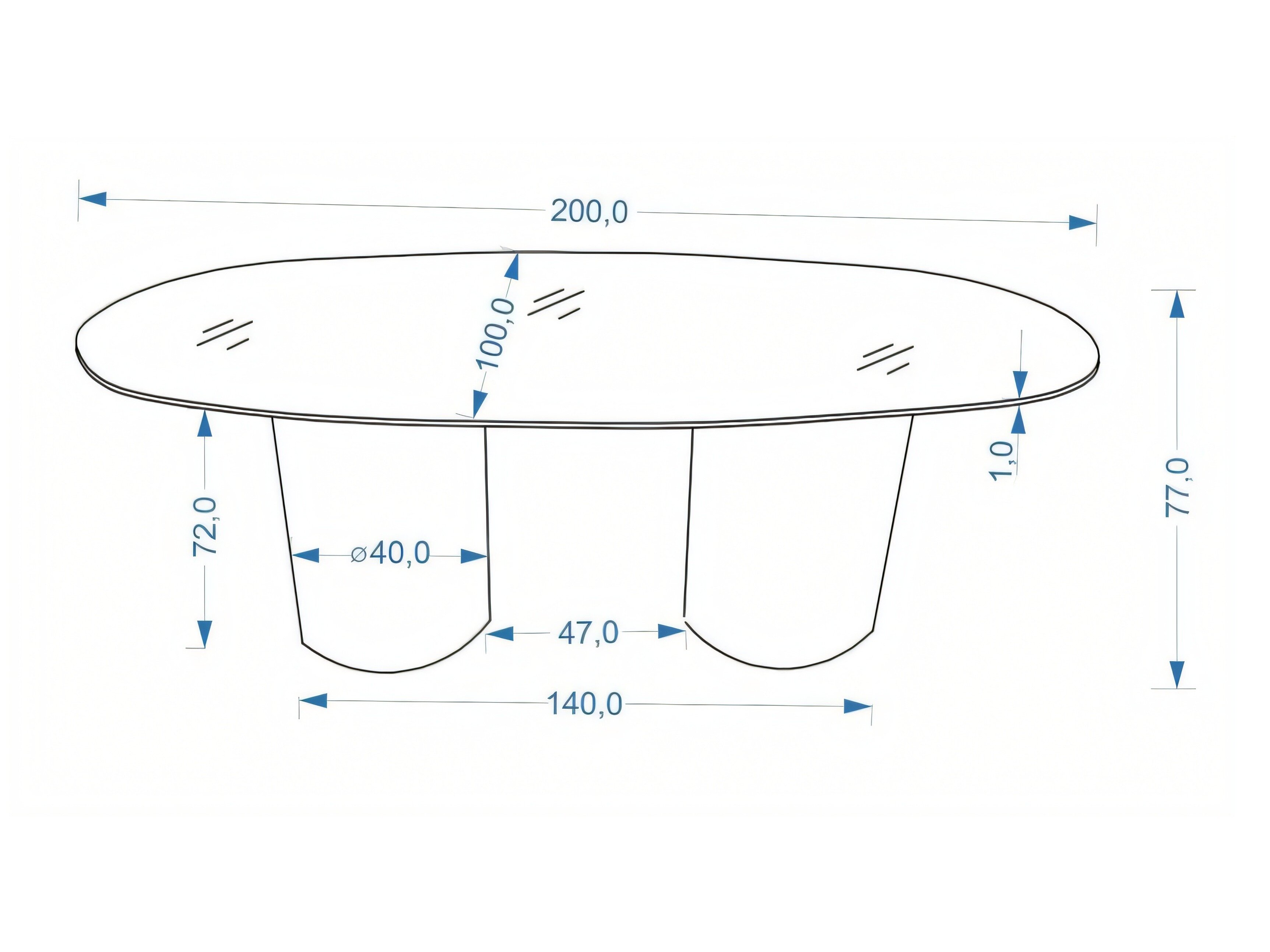 Tafel Houston 2172