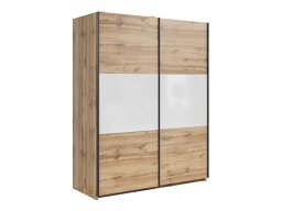 Kledingkast Livevaro 117 (Wotan eik + Wit)