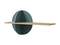 Wandplank Fivelbi 115 (Cremona eiken + Blauw)