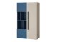 Boekenkast Etruva 104 (Kasjmier + Blauw)