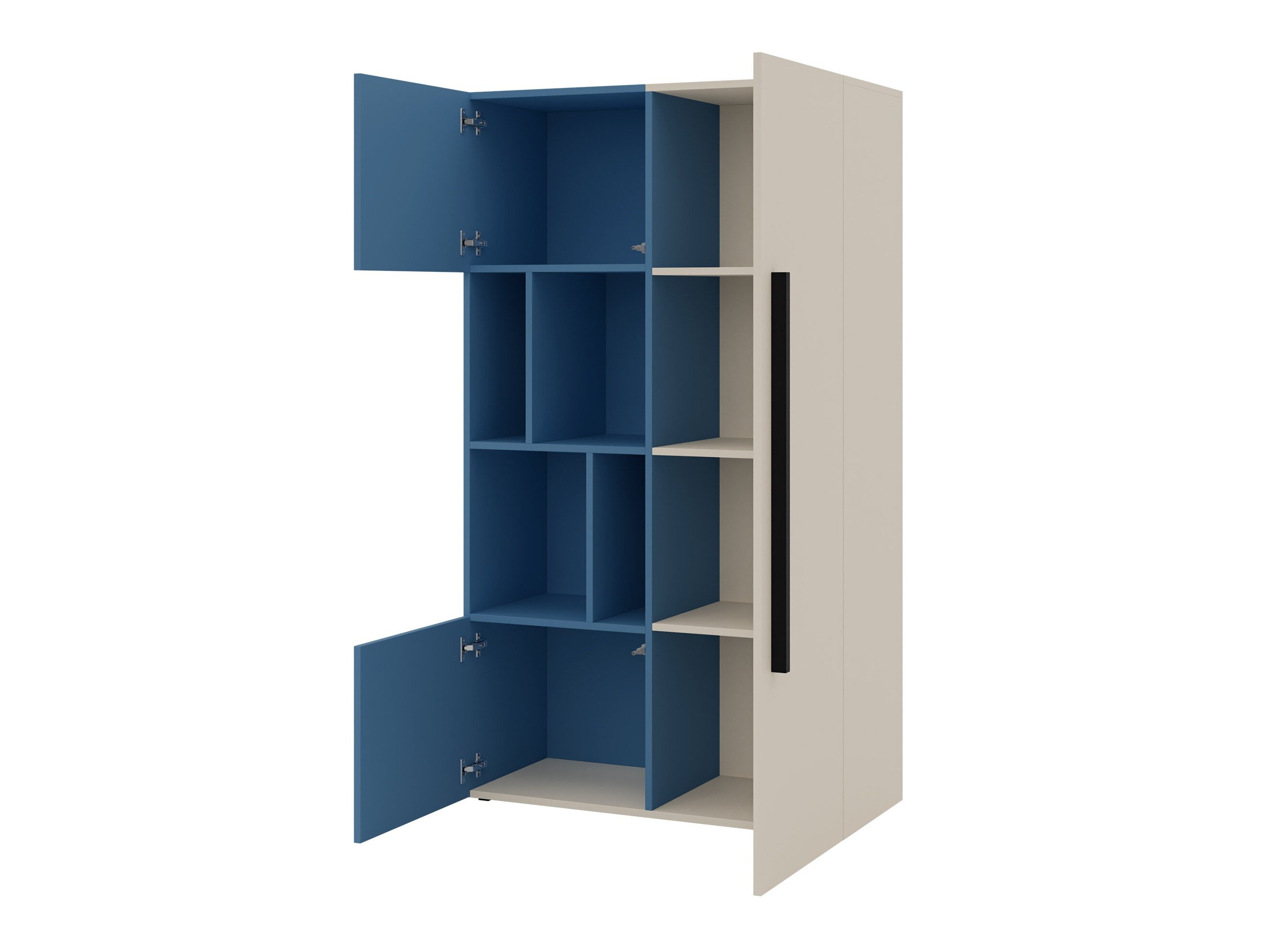 Boekenkast Etruva 104 (Kasjmier + Roze)