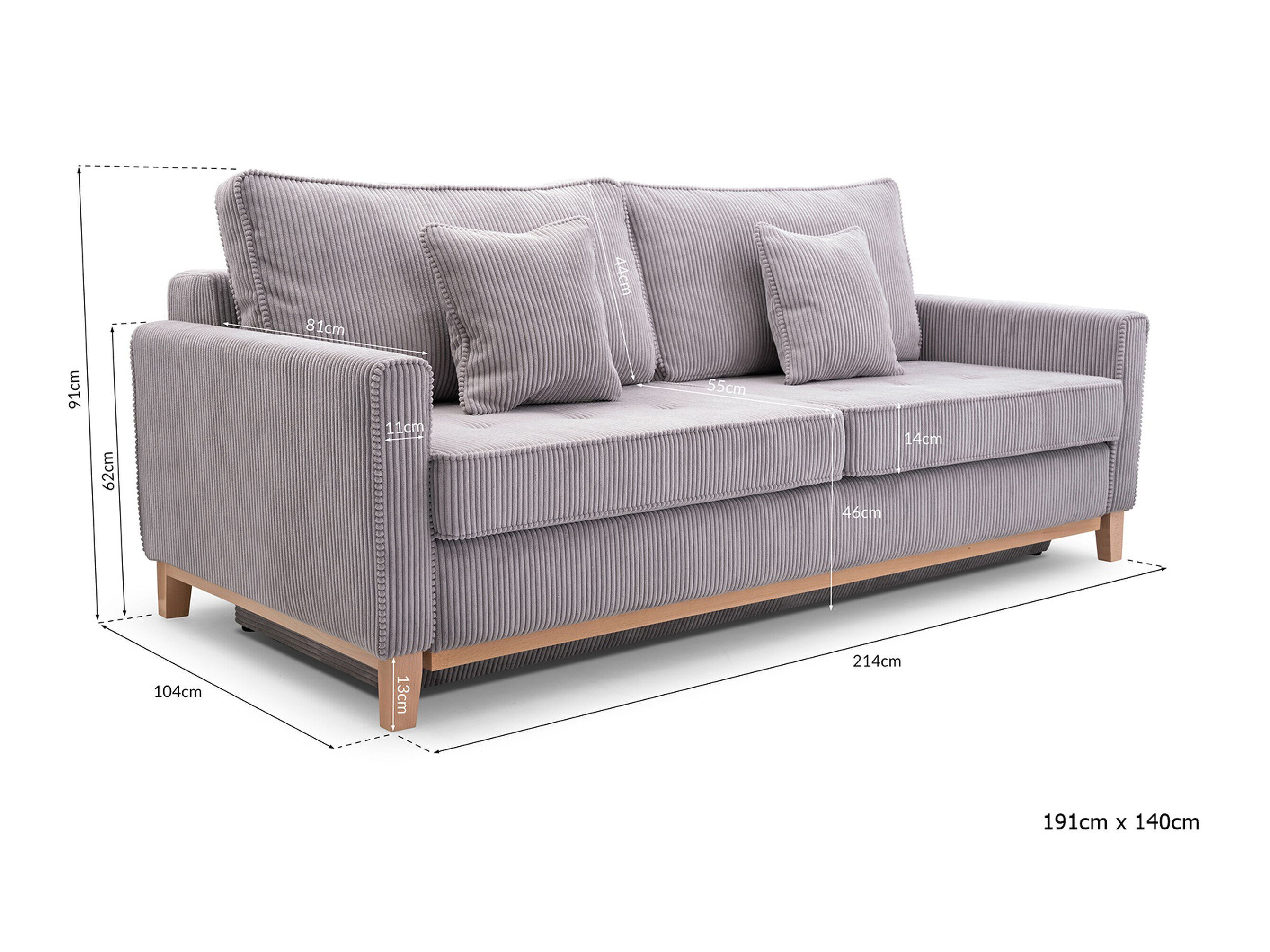Slaapbank Lufkin 129 (Anafi 6)