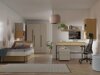Bed Etruva 110 (Kasjmier + Eiken)