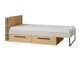 Bed Etruva 110 (Kasjmier + Eiken)