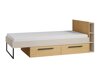 Bed Etruva 110 (Kasjmier + Eiken)