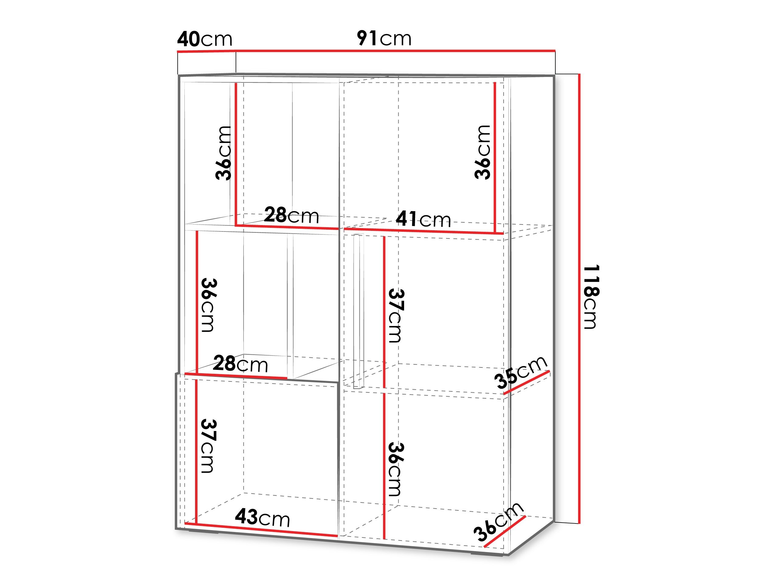 Dressoir Etruva 105 (Kasjmier + Eiken)
