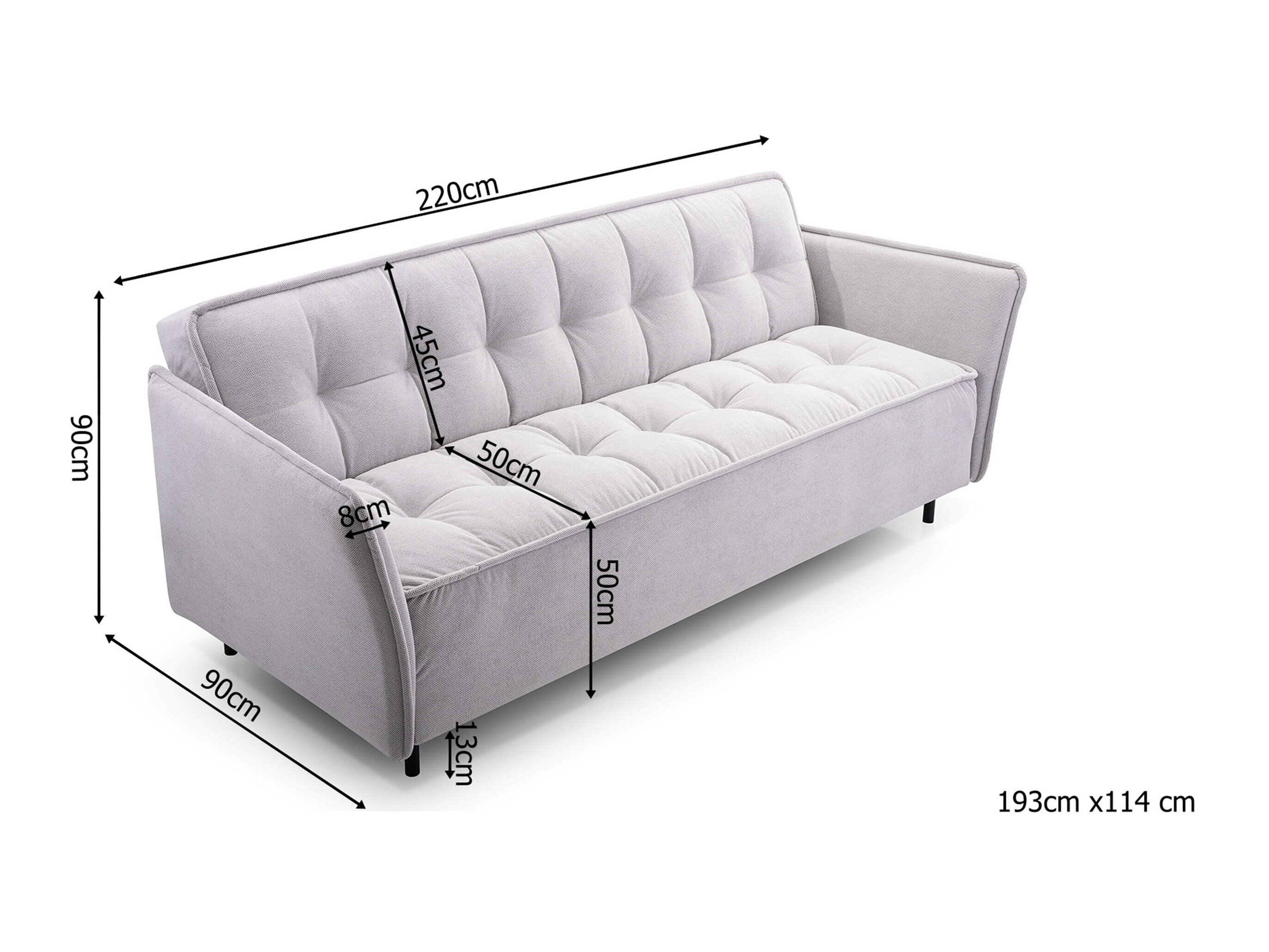 Slaapbank Lufkin 130 (Curio 60)