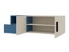 TV-meubel Etruva 108 (Kasjmier + Blauw)
