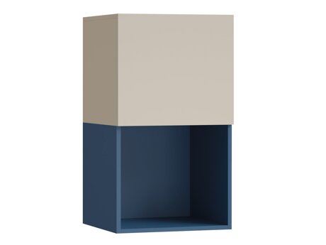 Wandkast Etruva 113 (Kasjmier + Blauw)