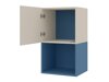 Wandkast Etruva 113 (Kasjmier + Blauw)