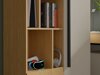 Boekenkast Etruva 104 (Kasjmier + Roze)