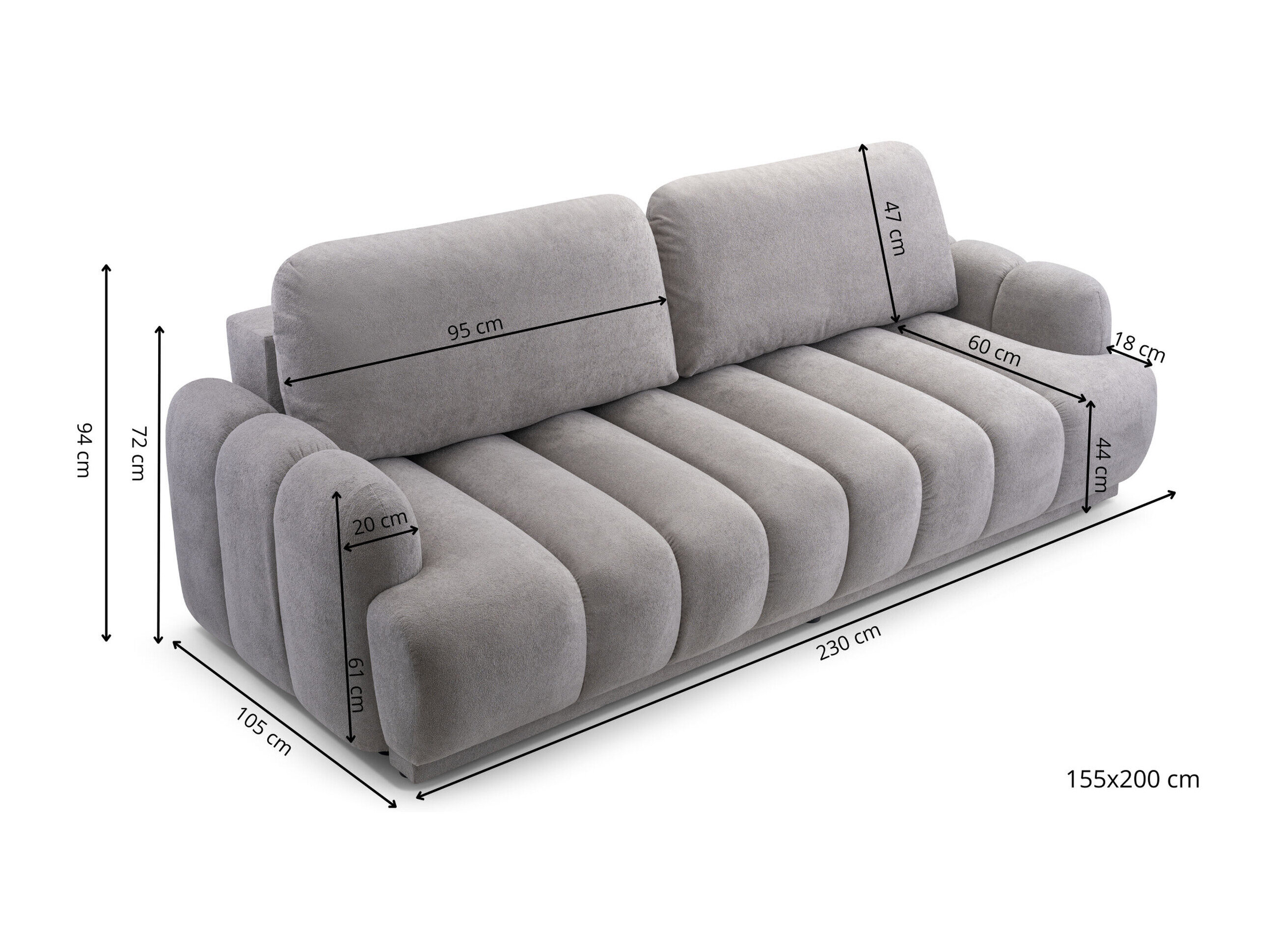 Slaapbank Lufkin 131 (Gerra 125)