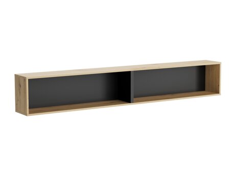 Wandplank Concept Lenart III (Artisan eiken + Zwart)