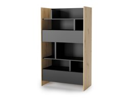 Boekenkast Concept Lenart X (Artisan eiken + Zwart)