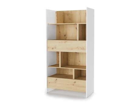 Boekenkast Concept Lenart XI (Wit + Artisan eiken)
