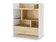 Boekenkast Concept Lenart VIII (Wit + Artisan eiken)