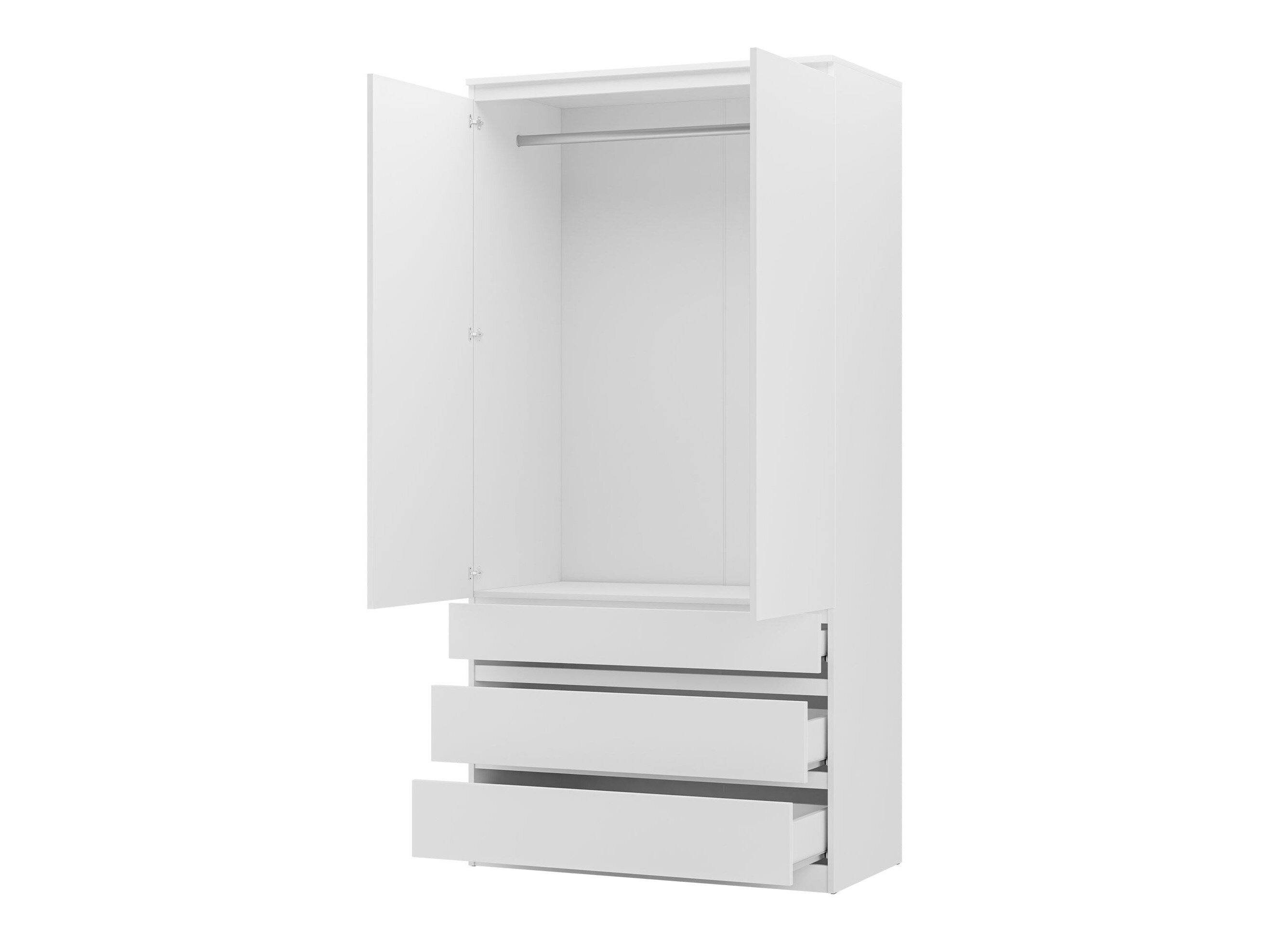 Kledingkast Comfivo Structor (Zwart)