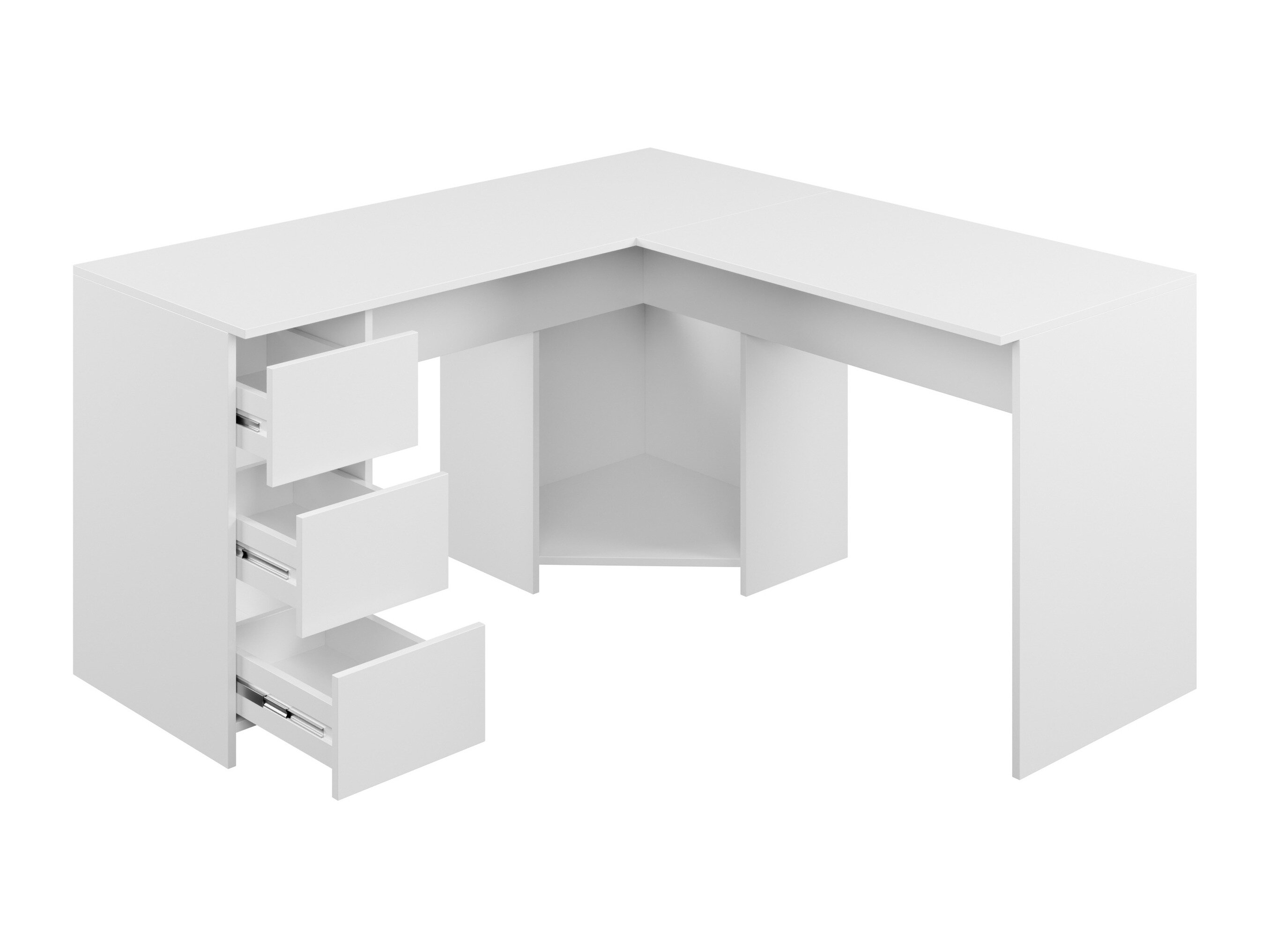 Hoekbureau Comfivo 576 (Zwart)