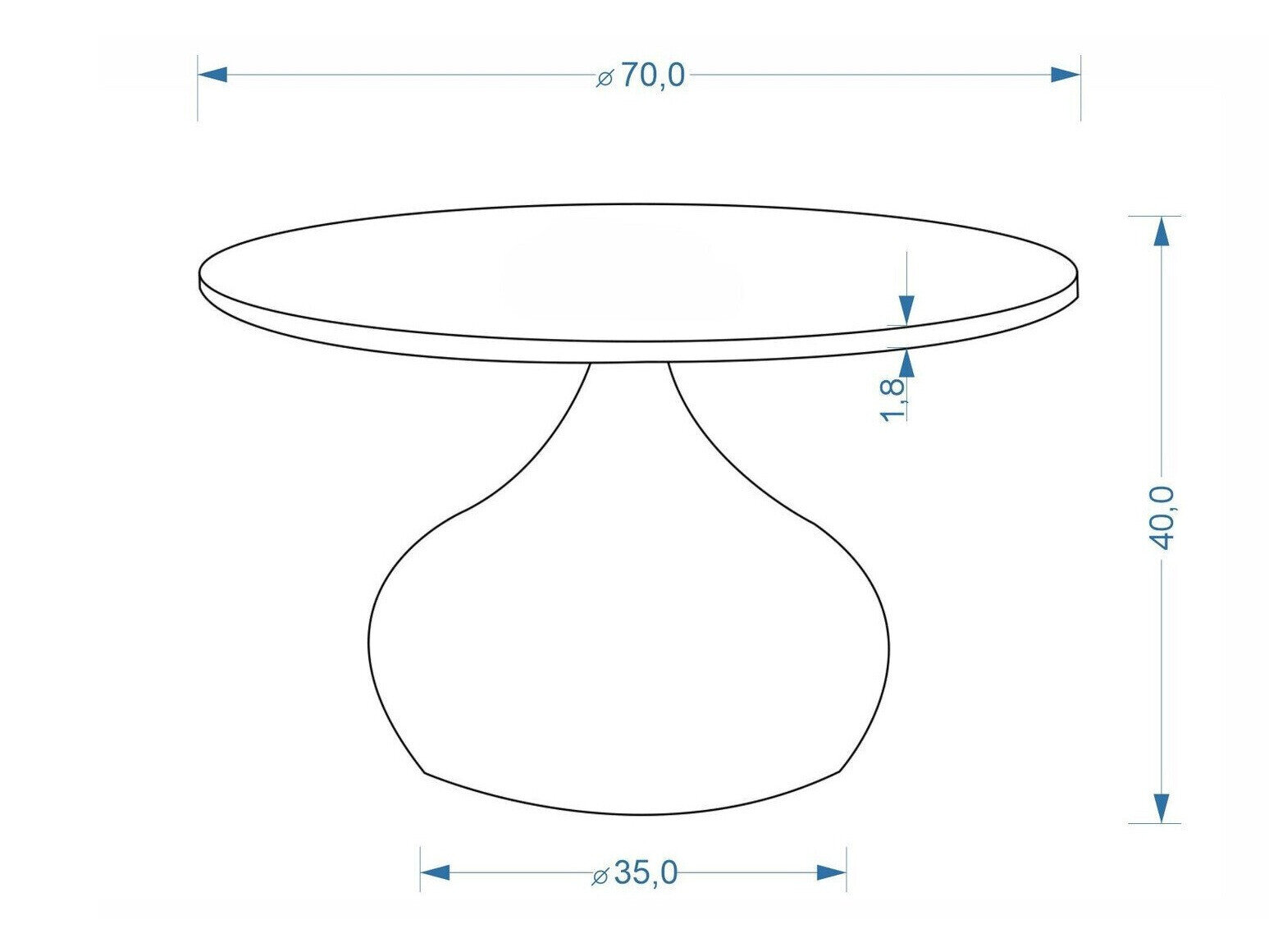 Salontafel Houston 2192 (Zwart + Notenhout)