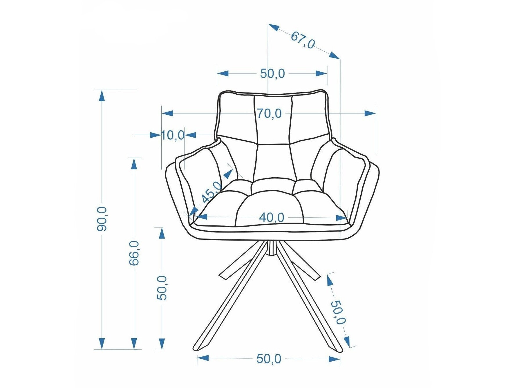 Stoel Houston 2190 (Cremona 14)