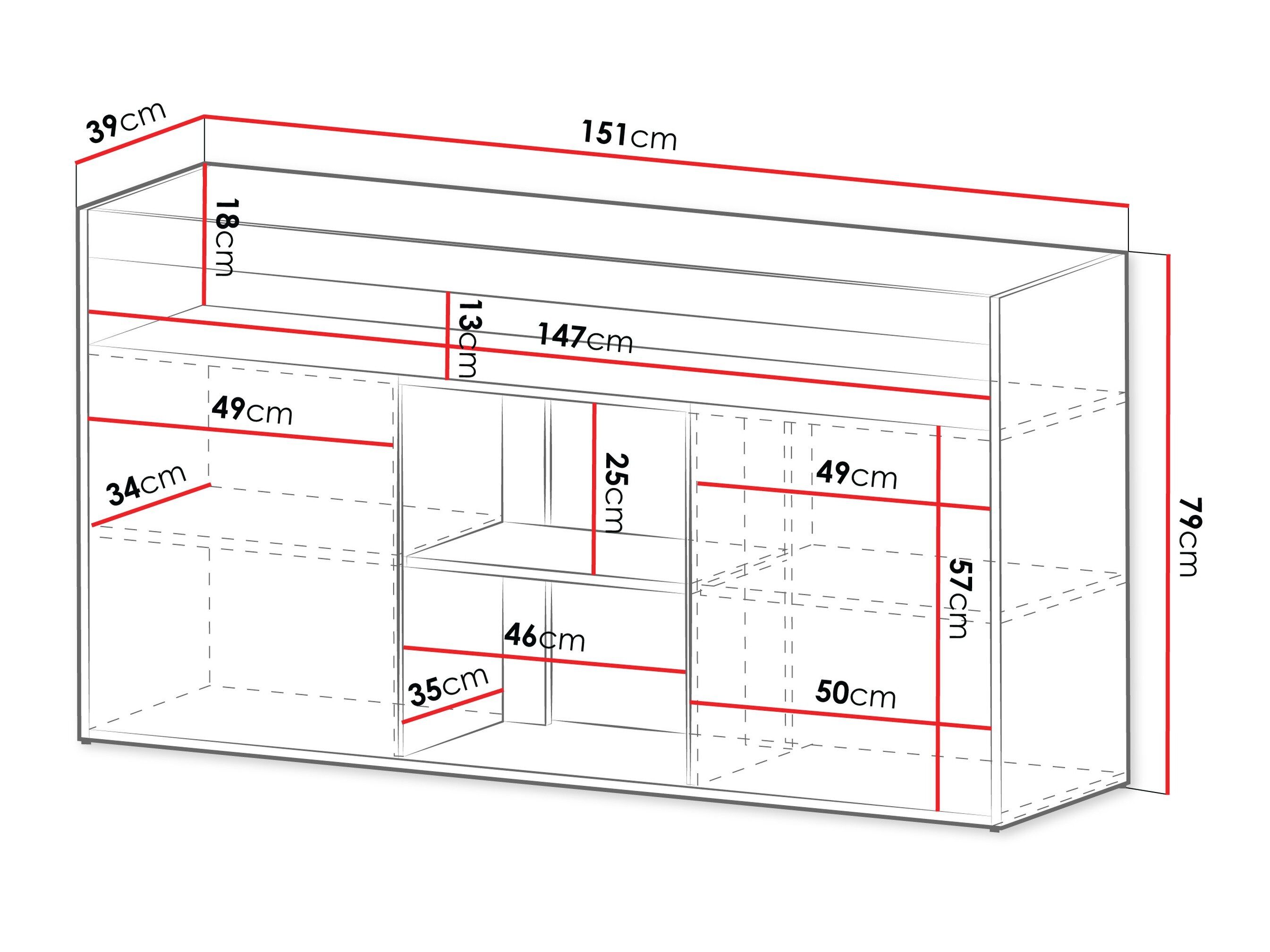 Dressoir Tenfioa 100