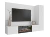 Woonkamerset Comfivo Salix IX (Wit + Wit marmer)