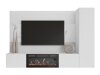 Woonkamerset Comfivo Salix IX (Wit + Wit marmer)