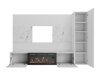 Woonkamerset Comfivo Salix IX (Wit + Wit marmer)