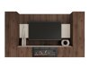 Woonkamerset Comfivo Salix VIII (Notenhout + Licht Travertine)
