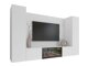 Woonkamerset Comfivo Salix VIII (Wit + Wit marmer)
