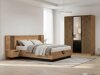 Bed Enolevo 115 (Wotan eik + Zwart)
