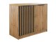 Dressoir Enolevo 116 (Wotan eik + Zwart)