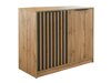 Dressoir Enolevo 116 (Wotan eik + Zwart)