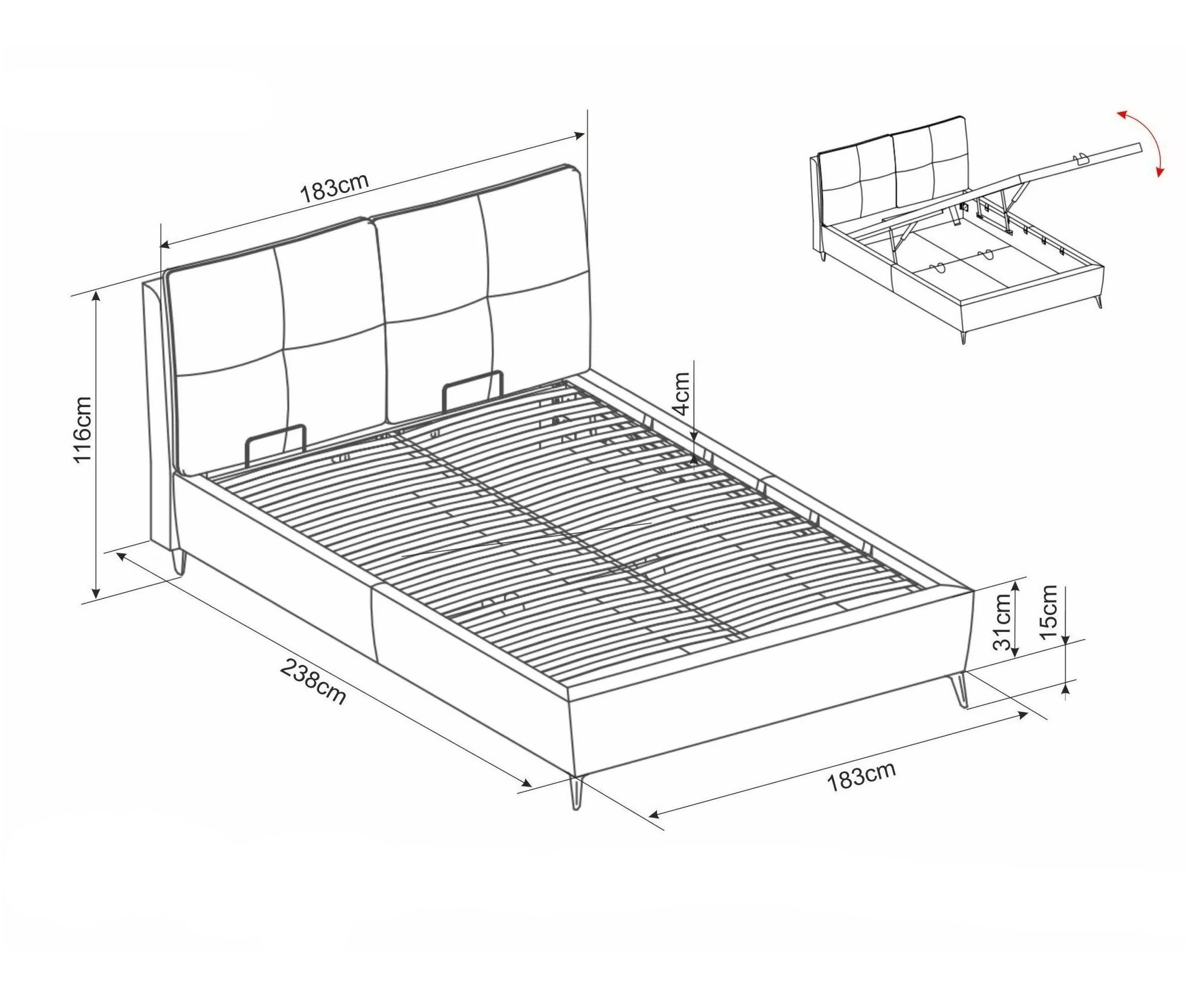 Bed Detroit 1010