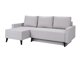 Hoekbank Delbene 130 (Aura 23 + Glanzend zwart)