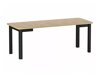 Tafel Detroit 1008 (Zwart + Artisan eiken)