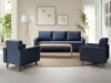 Fauteuil Delbene 131 (Verita 76 + Donkere san remo eik)
