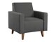 Fauteuil Delbene 131 (Verita 88 + Donkere san remo eik)