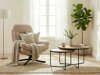 Salontafel set Detroit 252 (Eiken + Zwart)