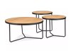 Salontafel set Detroit 570 (Eiken + Zwart)