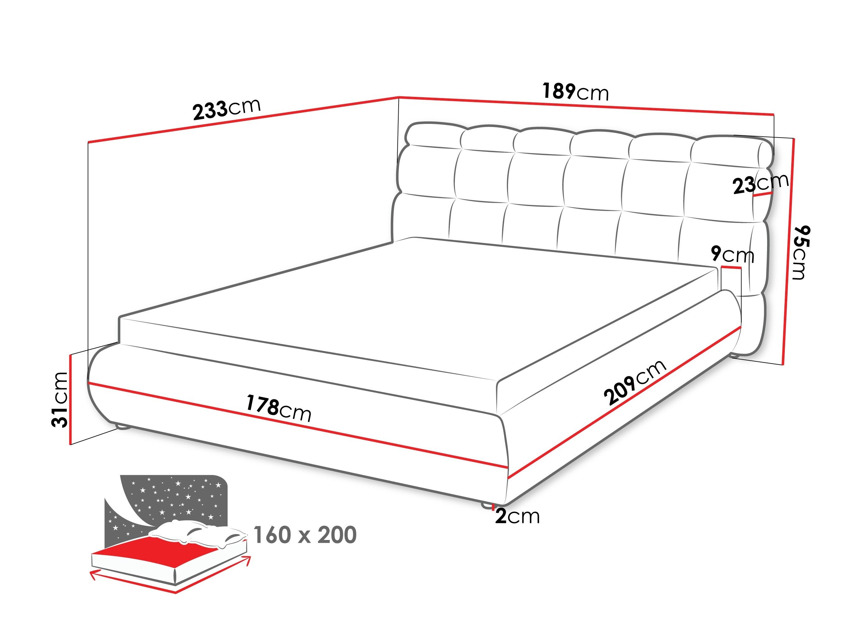 Bed Comfivo Terres