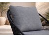 Fauteuil voor buiten Dallas 1079 (Zwart + Grijs)