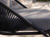 Fauteuil voor buiten Dallas 1079 (Zwart + Grijs)