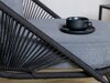 Fauteuil voor buiten Dallas 1079 (Zwart + Grijs)