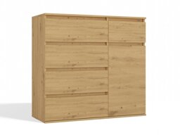 Ladekast Elbvelu 136 (Artisan eiken)