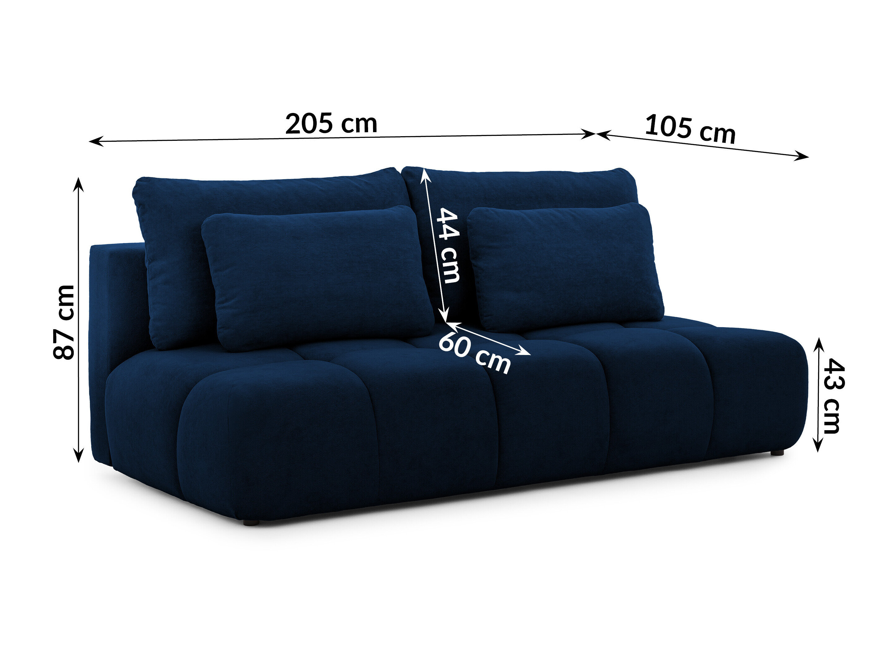 Slaapbank Rocklin 203 (Soft Plush 17)